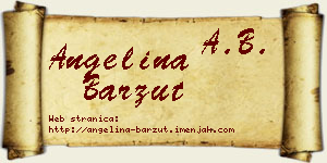 Angelina Barzut vizit kartica